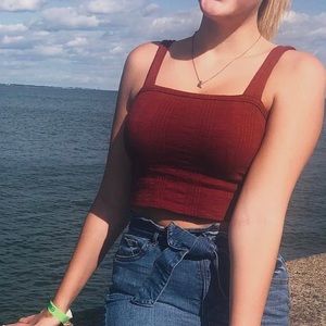 American Eagle Crop Top Tank